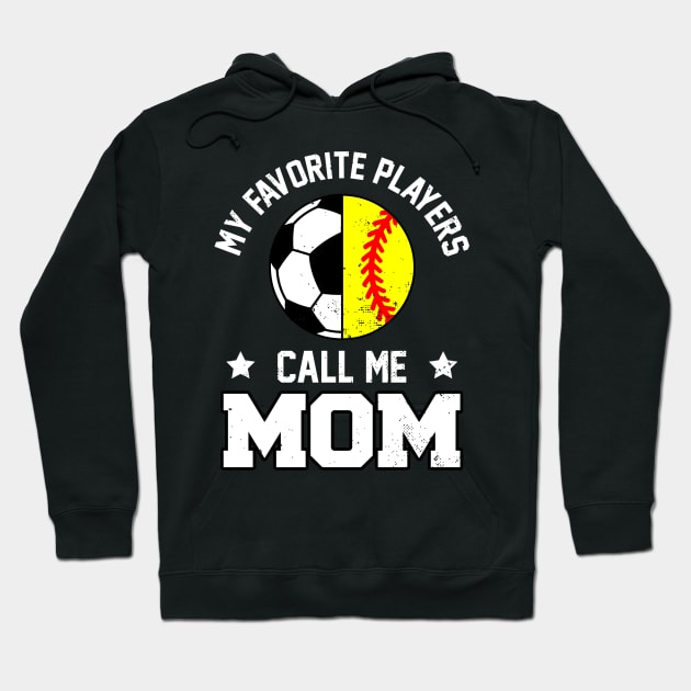 My Favorite Soccer Player Calls Me MOM Funny MOM Hoodie by rhazi mode plagget